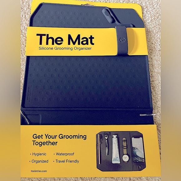 Tooletries Silicone Grooming Organizer Mat & Scalp Massager - New - Picture 2 of 6